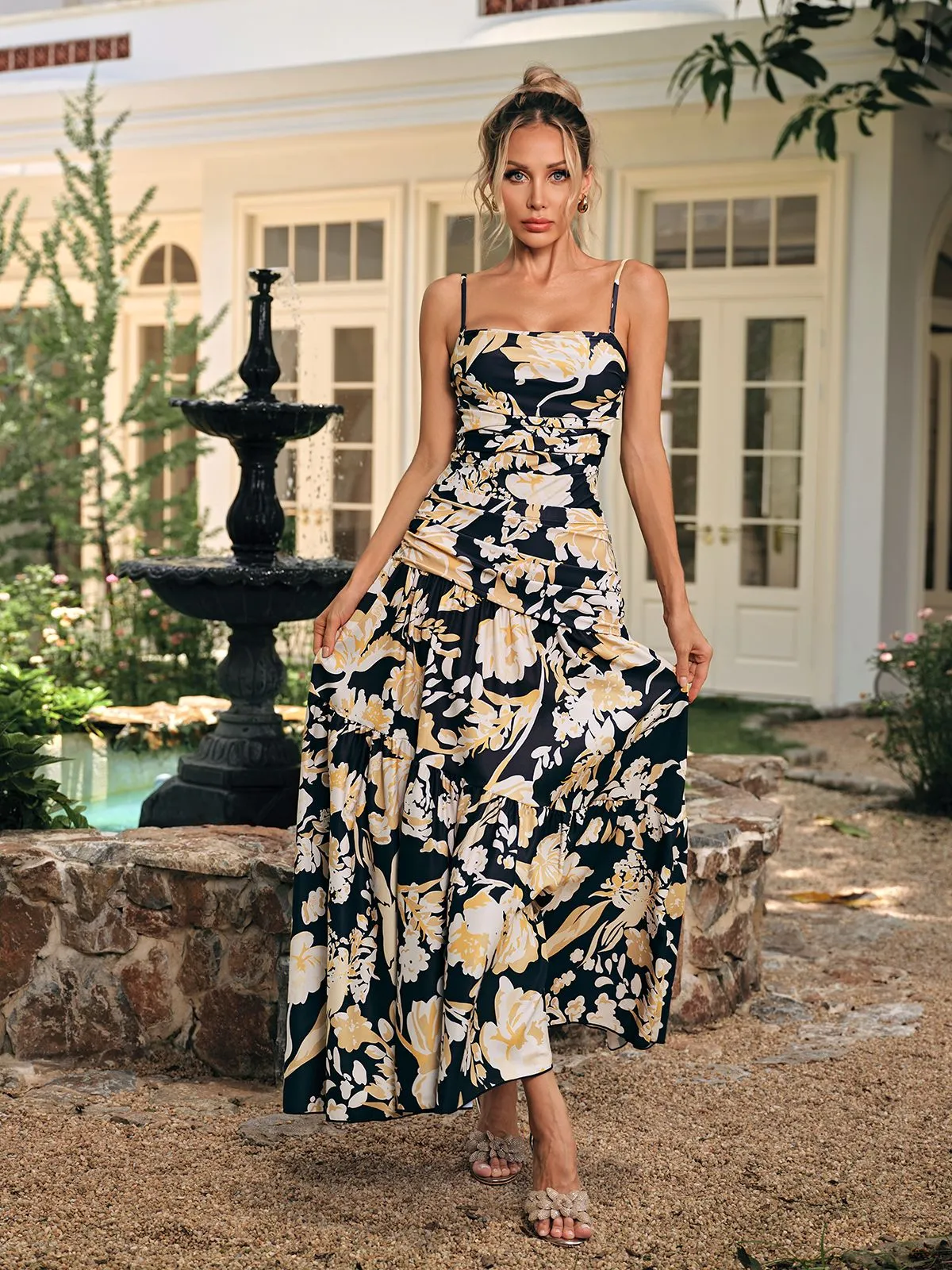 Dorvix Floral Printed Swimwear Two Piece Set sold by Mew Mews product image thumbnail 4