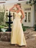 Dorvex Lace Up Satin Maxi Dress sold by Mew Mews