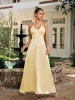 Dorvex Lace Up Satin Maxi Dress sold by Mew Mews
