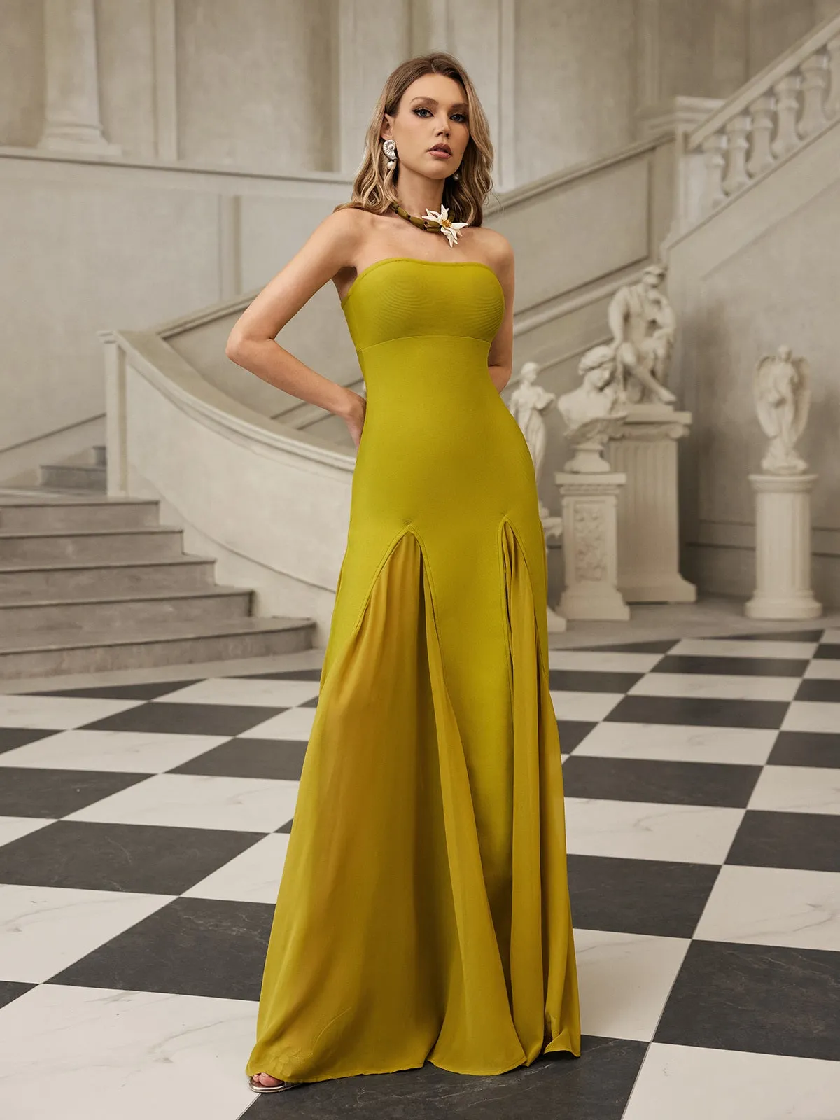 Gaeldriel Strapless Bandage Maxi Dress sold by Mew Mews