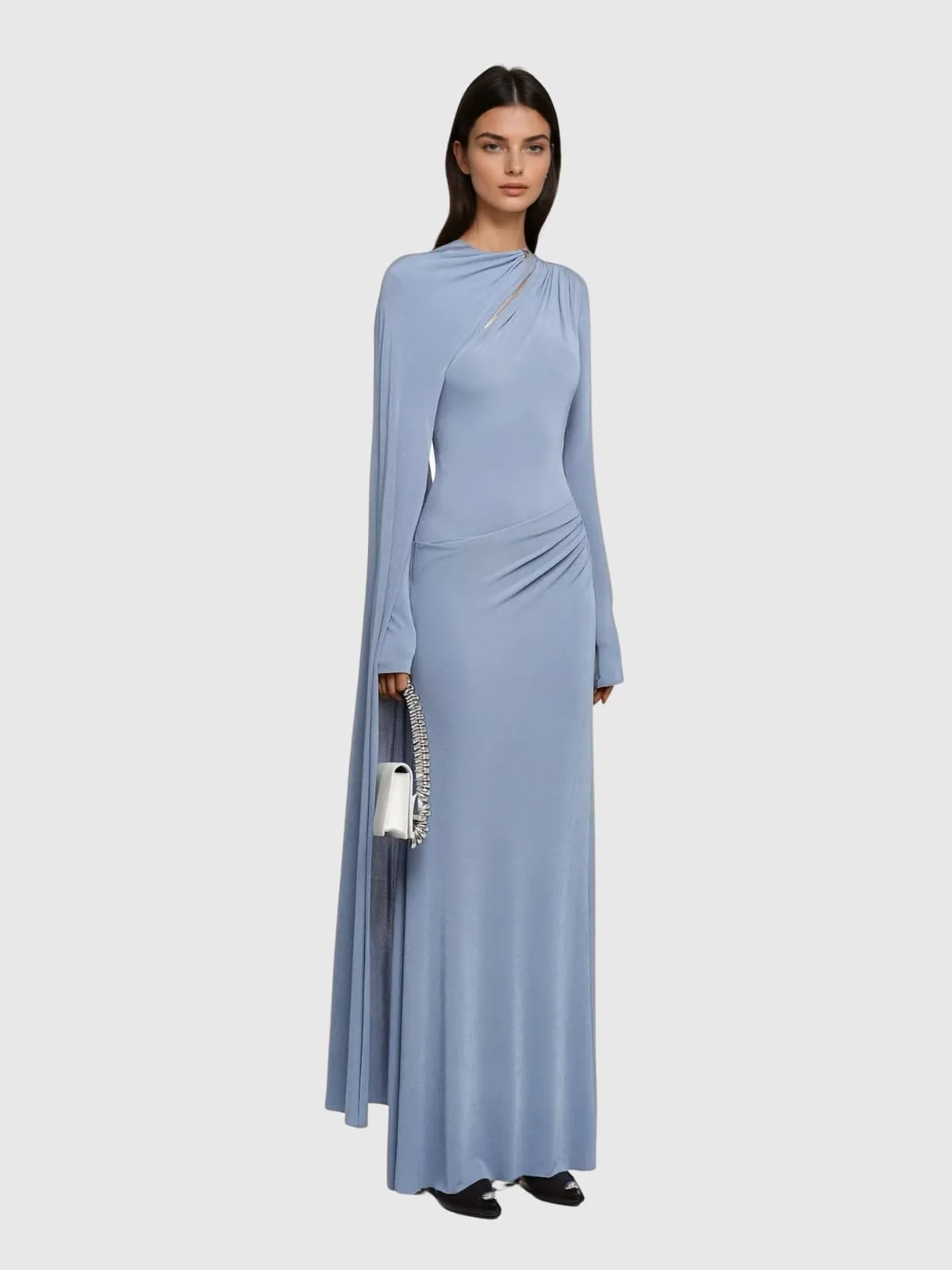 Karida Asymmetric Cutout Maxi Dress sold by Mew Mews product image thumbnail 3