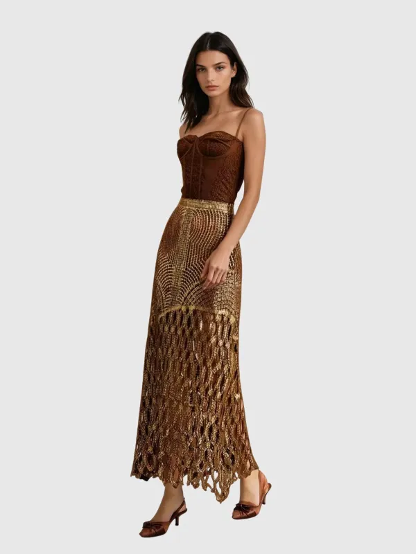 Leldrin Cutout Skirt sold by Mew Mews