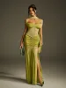 Gryixel Halterneck Ruched Maxi Dress sold by Mew Mews