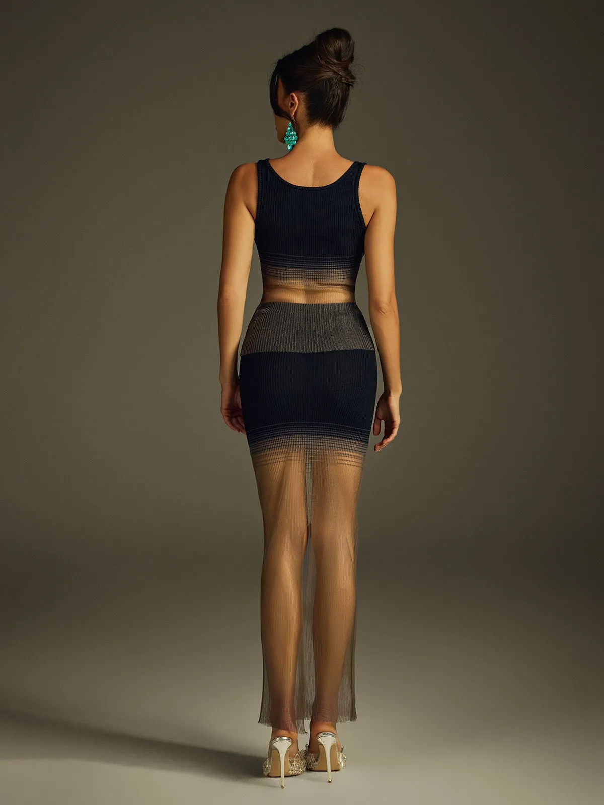 Ithar Ombre Knitted Skirt Set sold by Mew Mews product image thumbnail 4