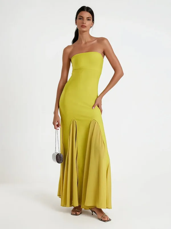 Gaeldriel Strapless Bandage Maxi Dress sold by Mew Mews