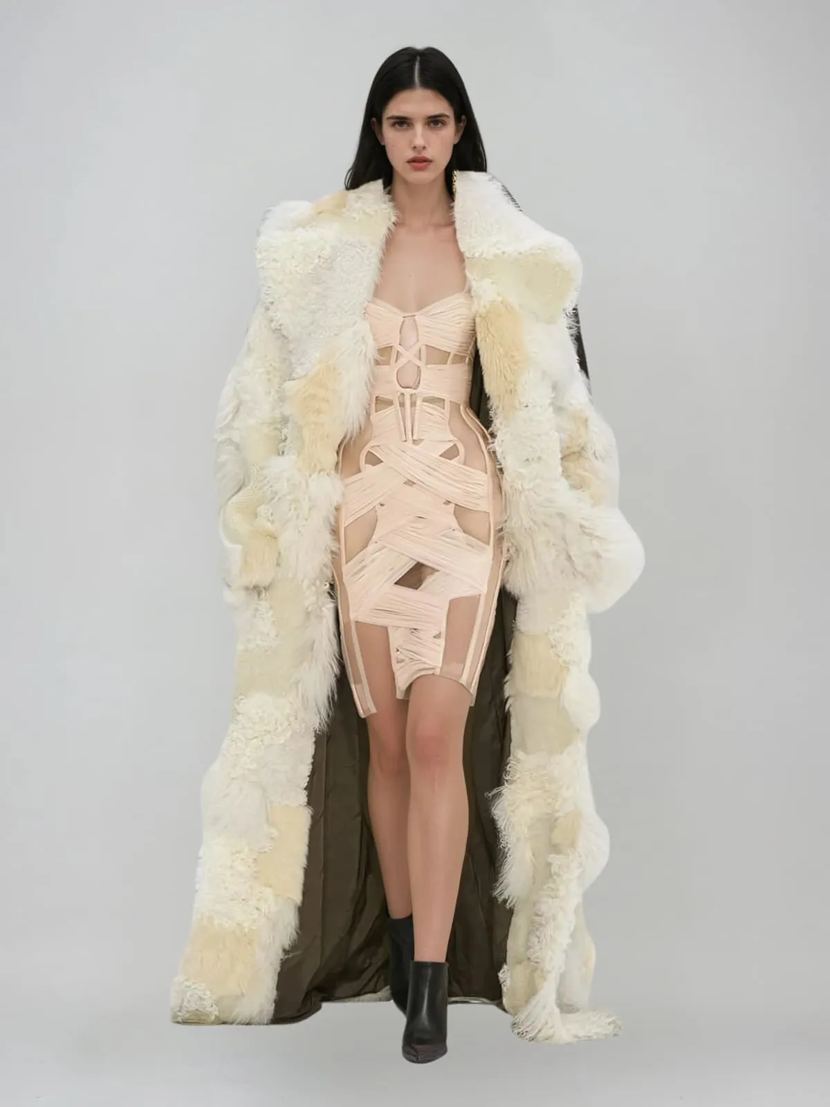 Nyron Strapless Cutout Mini Dress sold by Mew Mews product image thumbnail 2