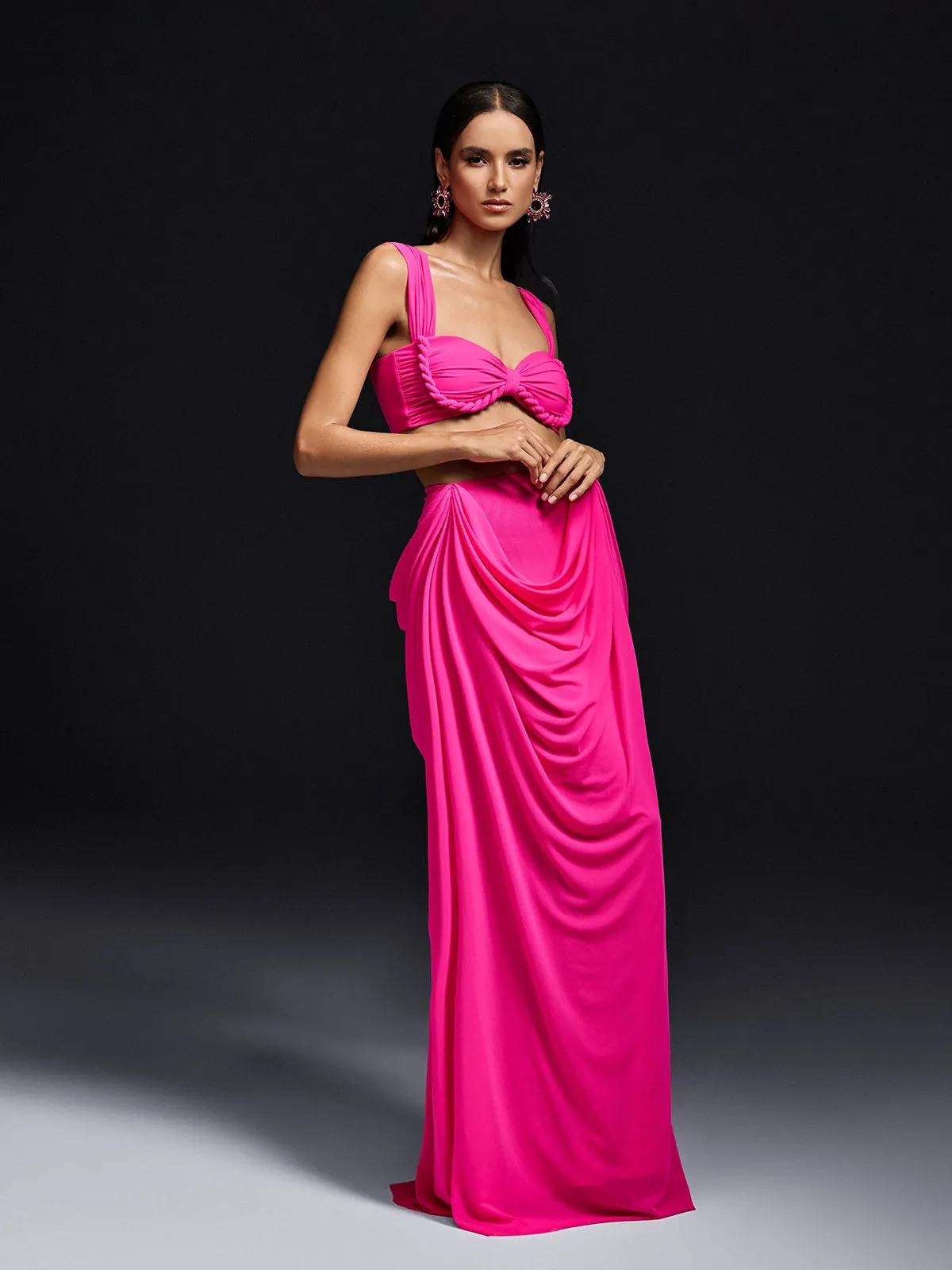 Katriel Sleeveless Ruched Skirt Set sold by Mew Mews product image thumbnail 5