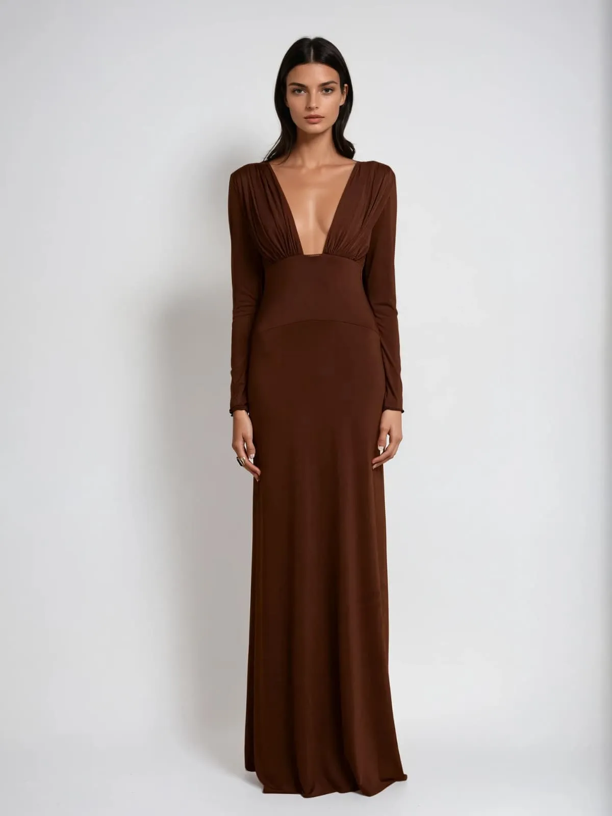 Oxford Backless Maxi Dress sold by Mew Mews
