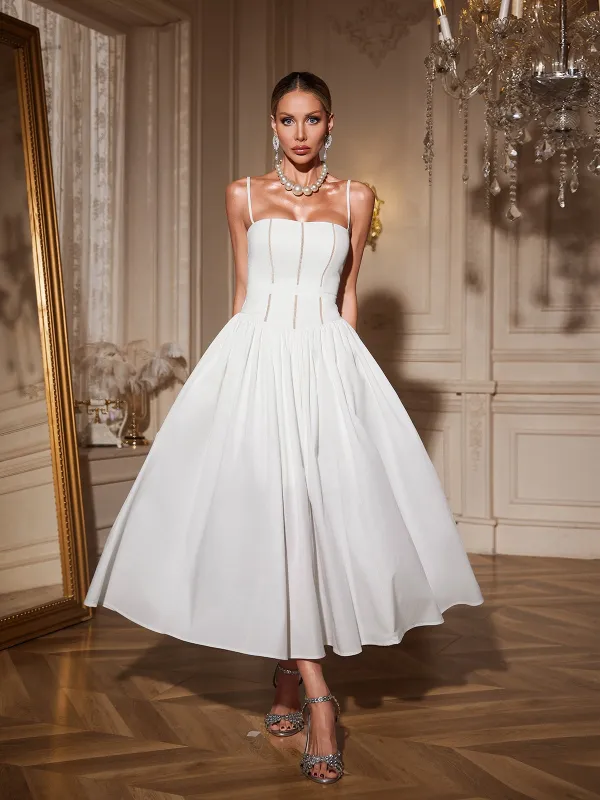 Akande Spaghetti Midi Dress sold by Mew Mews