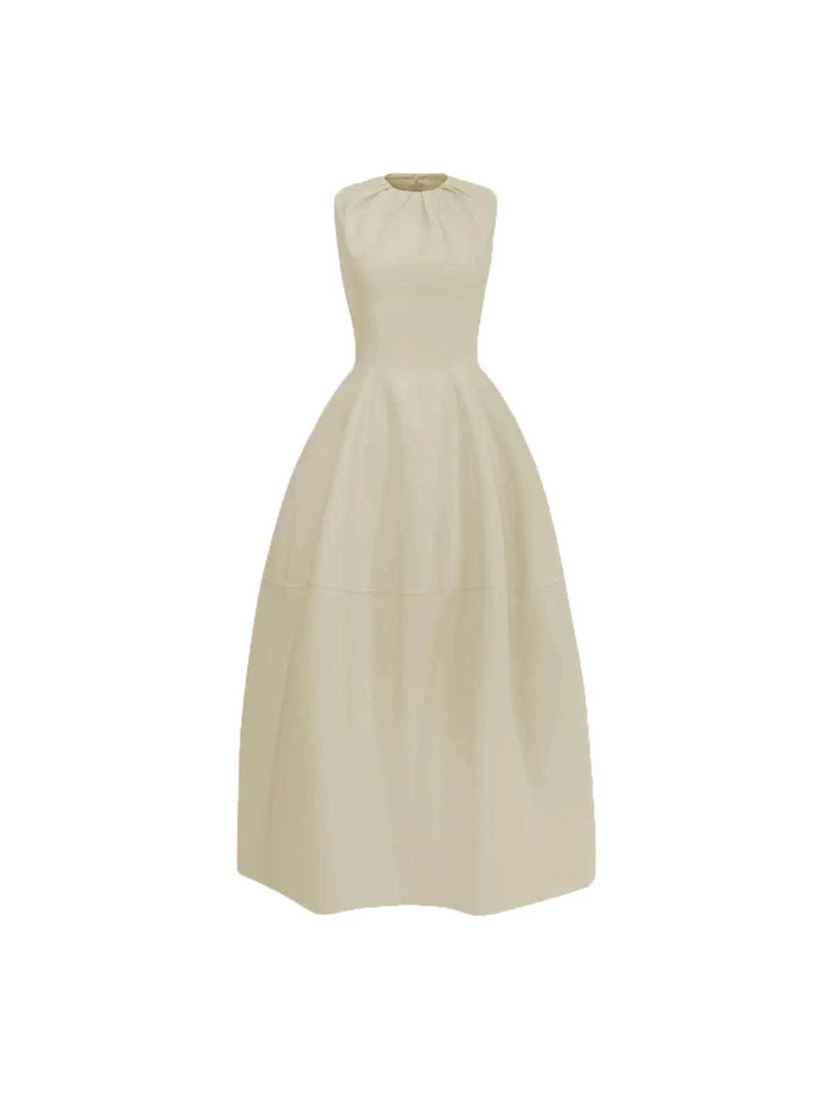 Seyra Sleeveless Ruched Maxi Dress sold by Mew Mews product image thumbnail 4