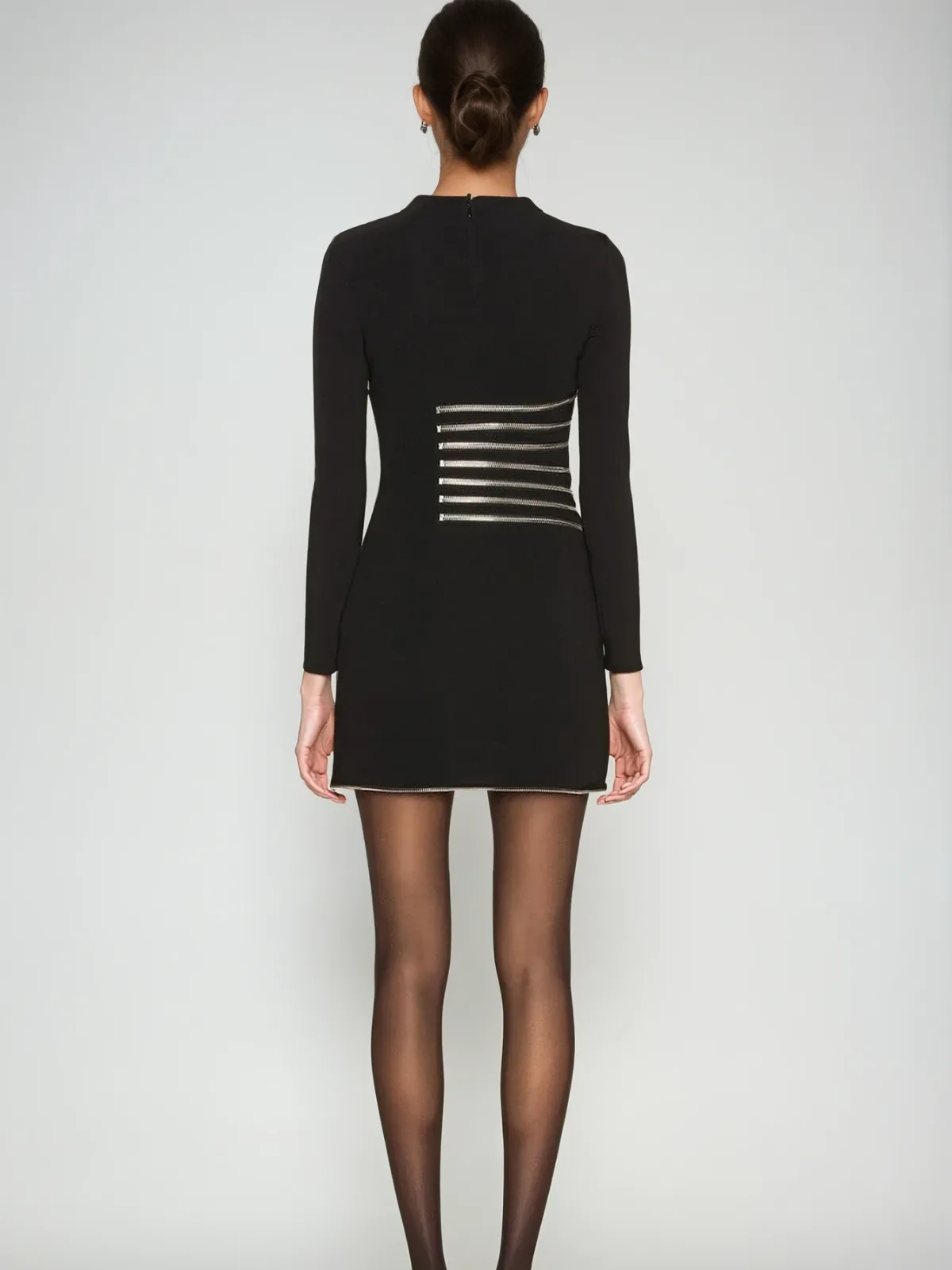 Latacia Long Sleeve Mini Dress sold by Mew Mews product image thumbnail 3