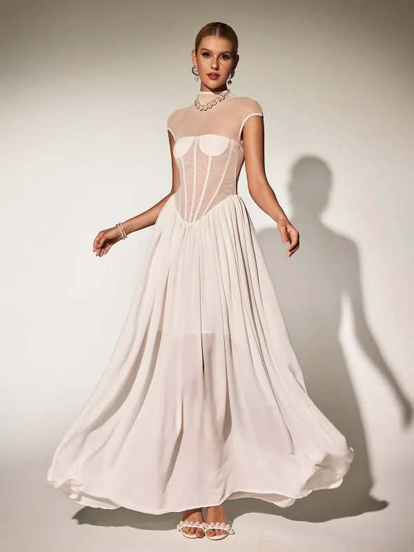 Karam Sleeveless Corset Maxi Dress sold by Mew Mews