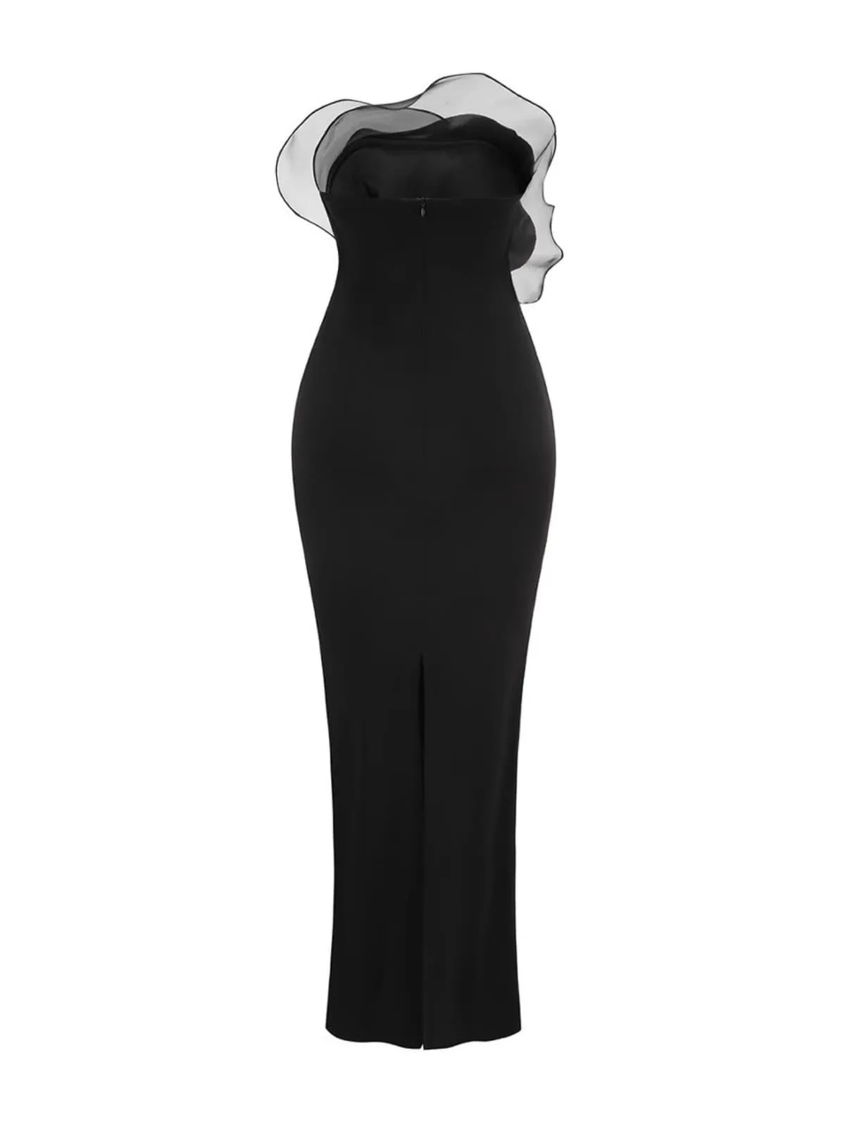 Vazvra Strapless Flower Maxi Dress sold by Mew Mews product image thumbnail 3