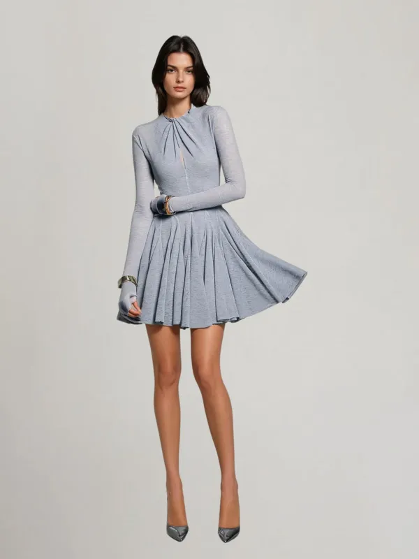 Vyren Long Sleeve Ruched Dress Set sold by Mew Mews
