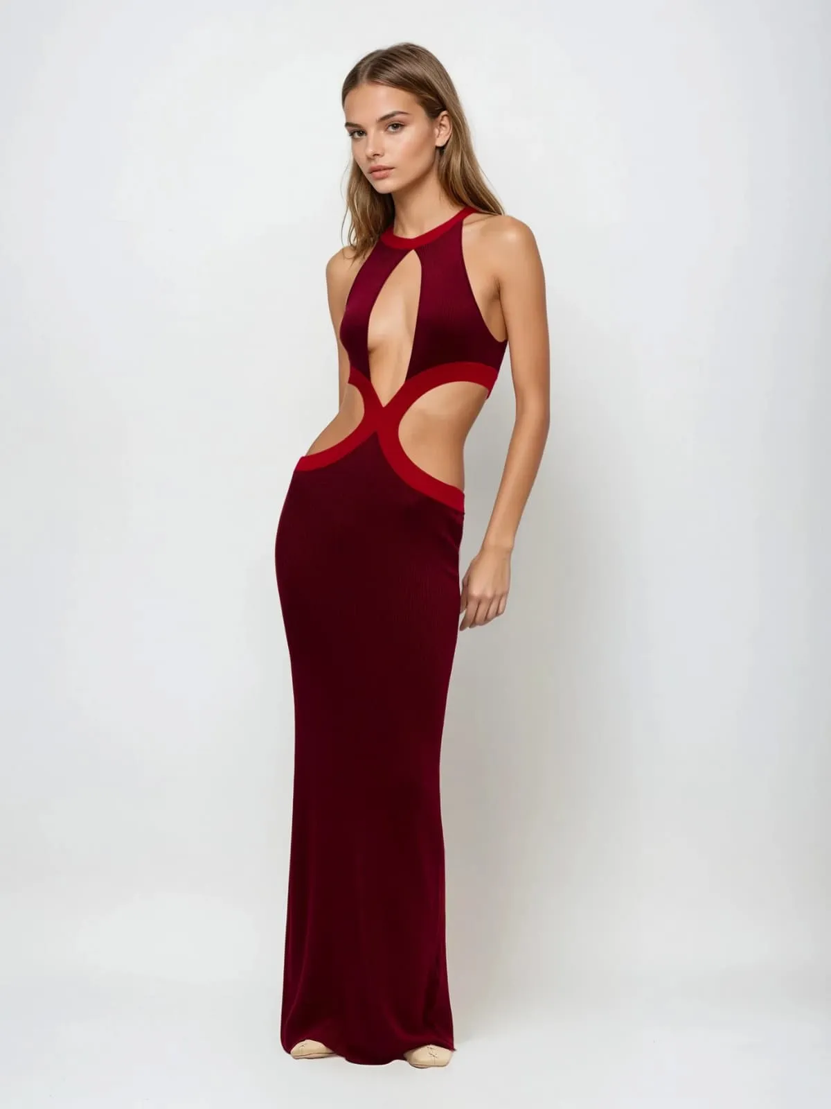 Vavoris Halterneck Cutout Bandage Dress sold by Mew Mews