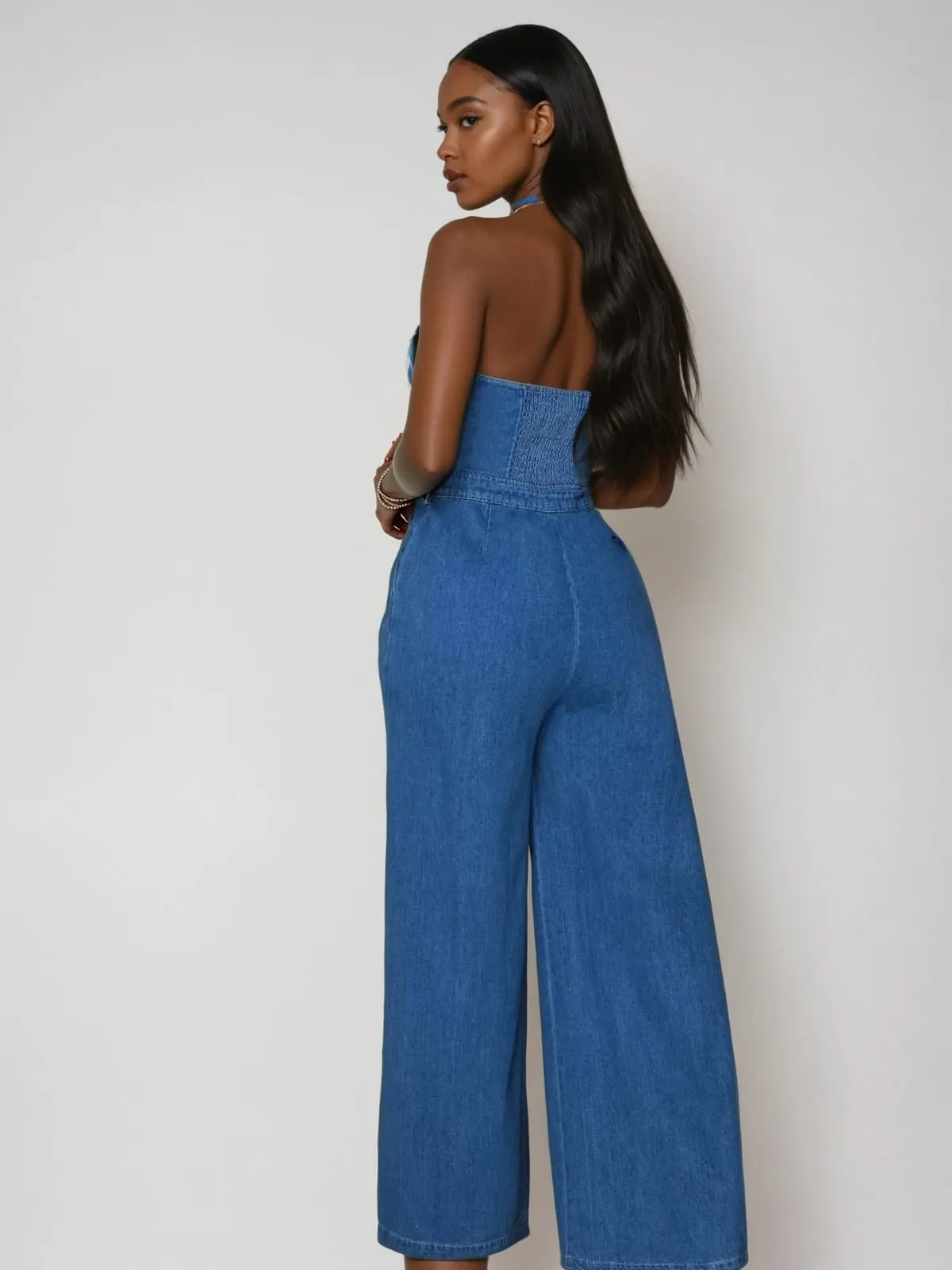 Wraith Folded Collar Jumpsuit sold by Mew Mews product image thumbnail 3