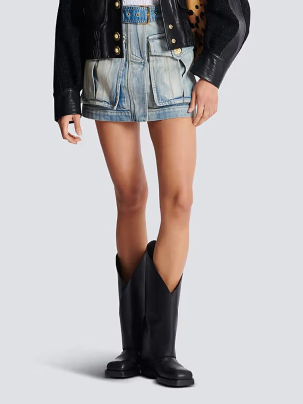 Yulian Denim Skirt sold by Mew Mews