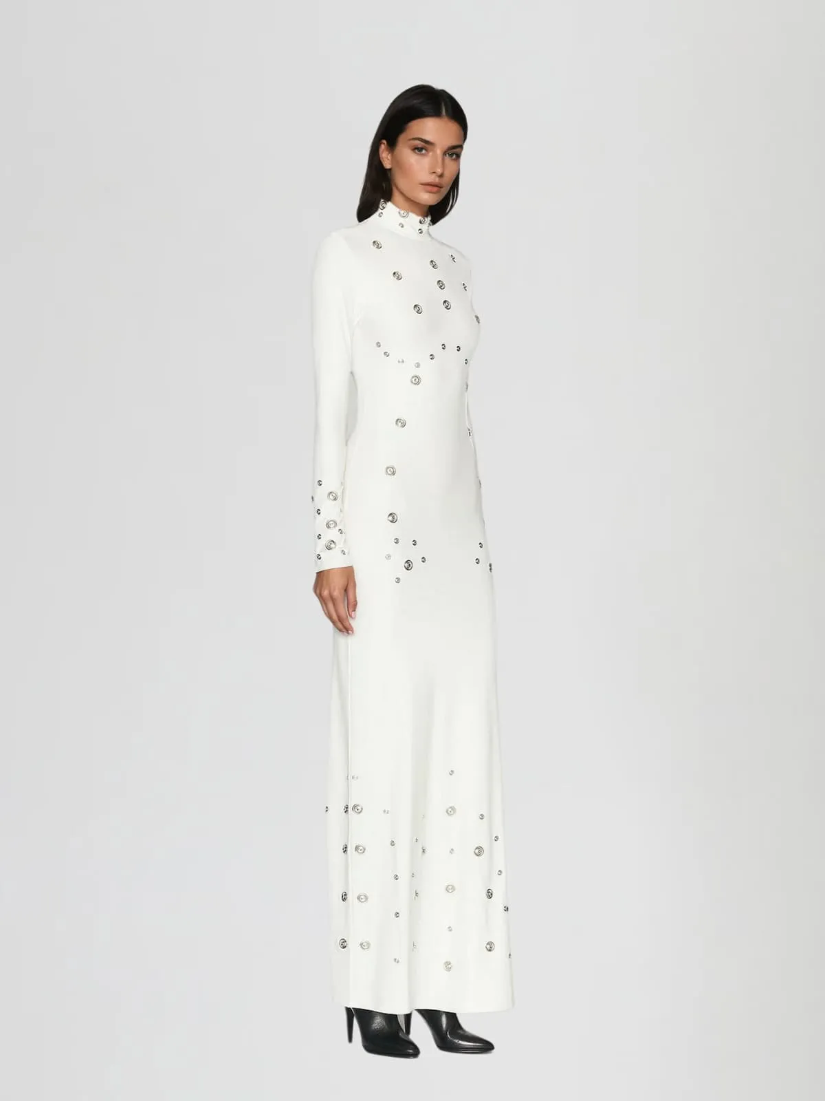 Wyzgul High Neck Maxi Dress sold by Mew Mews product image thumbnail 2