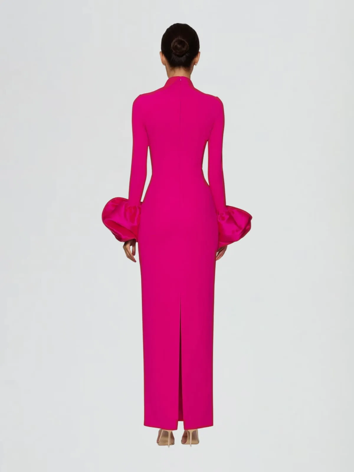 Marinus High Neck Flower Maxi Dress sold by Mew Mews product image thumbnail 3