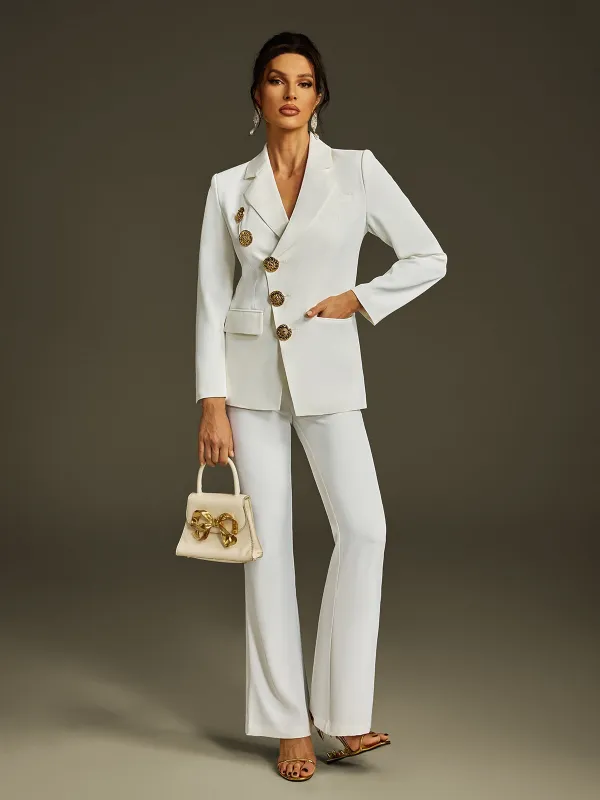 Livvy Button Blazer Set sold by Mew Mews