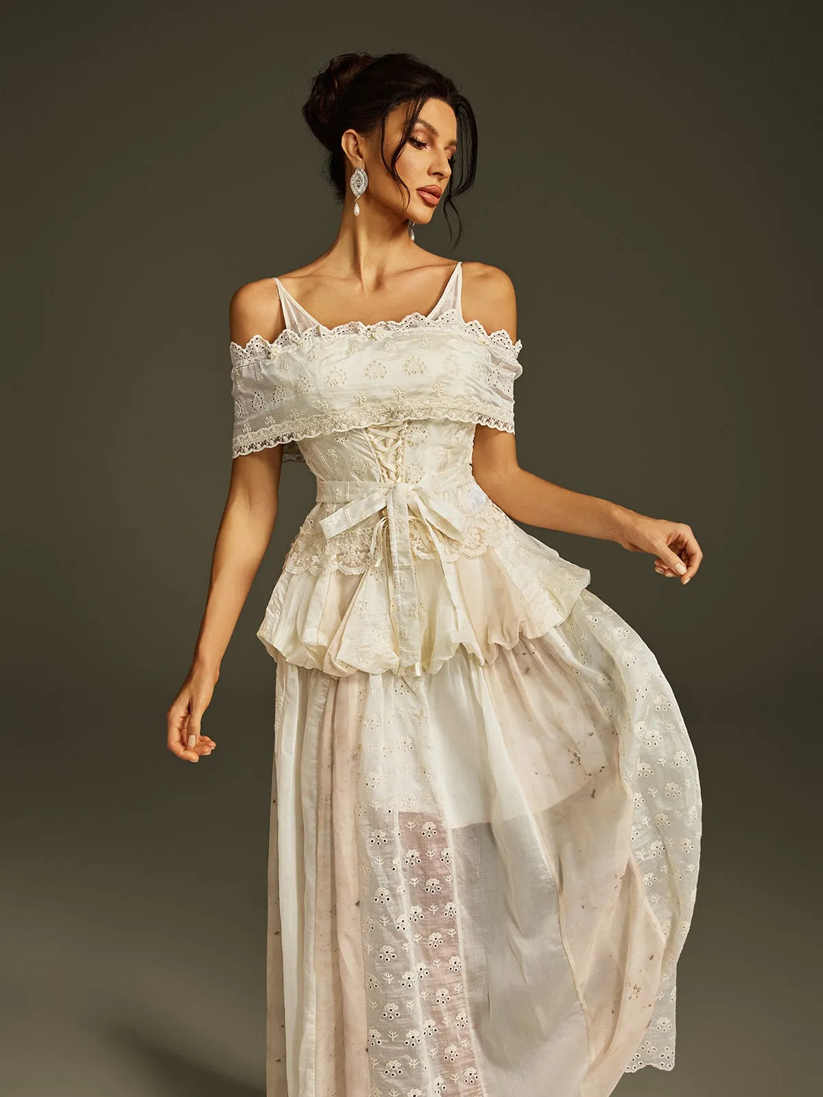 Livandra Flower Skirt Set sold by Mew Mews product image thumbnail 3