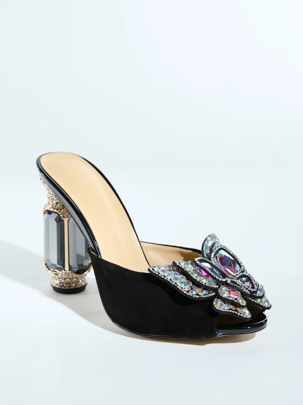 Lopez Butterfly Diamond Sandals sold by Mew Mews