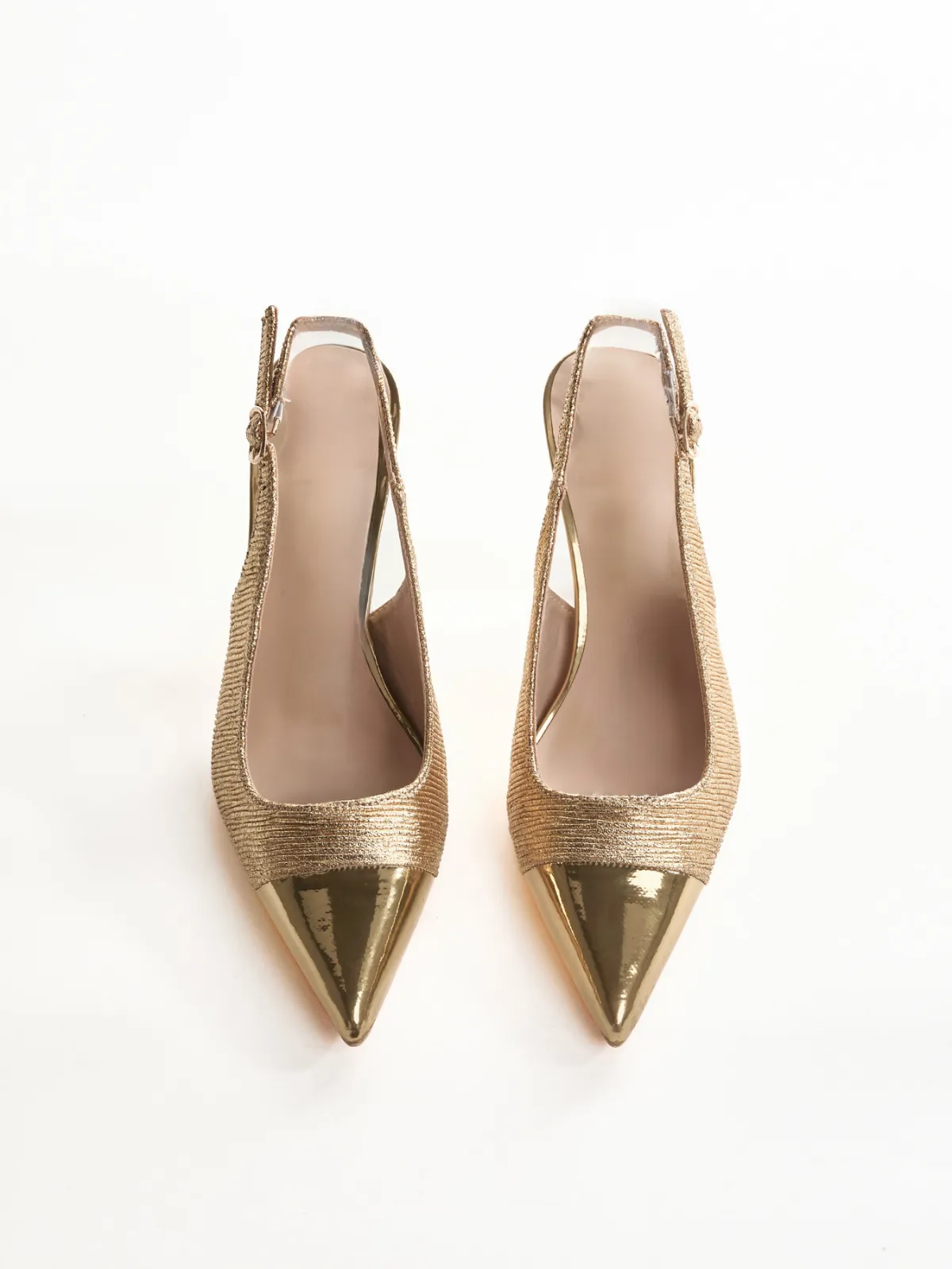 Loften Lustre Gold Heels sold by Mew Mews product image thumbnail 4