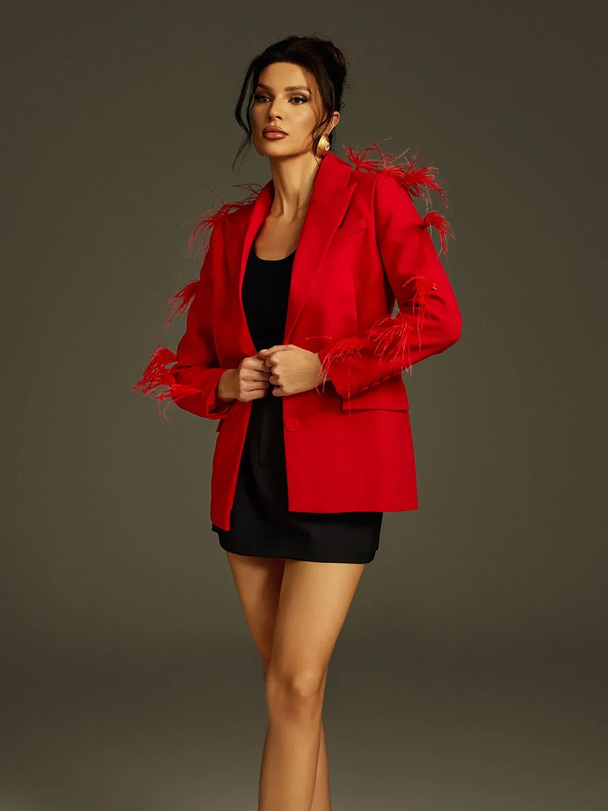 Quantum Feather Blazer sold by Mew Mews product image thumbnail 3