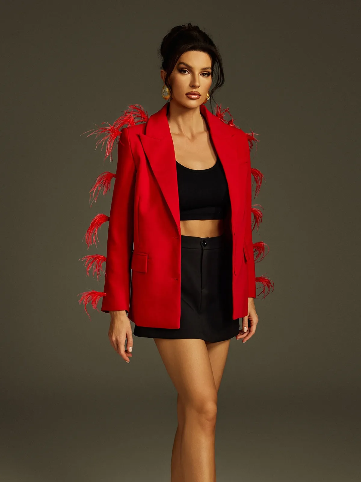 Quantum Feather Blazer sold by Mew Mews product image thumbnail 4