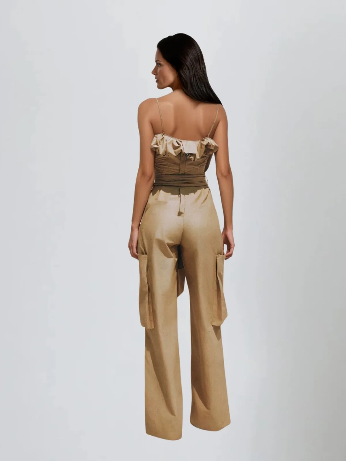 Antares Spaghetti Tie Up Jumpsuit sold by Mew Mews product image thumbnail 2