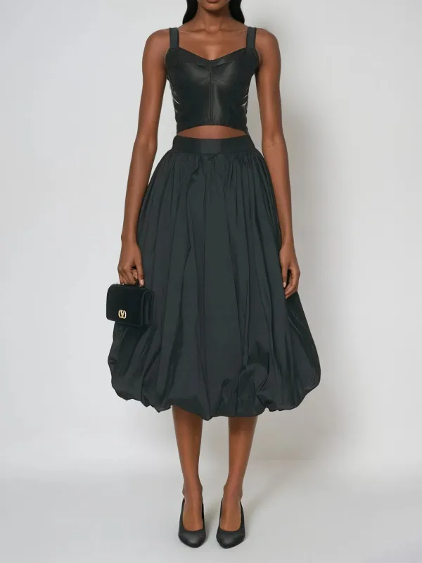 Dychrona Ruched Bubble Skirt sold by Mew Mews