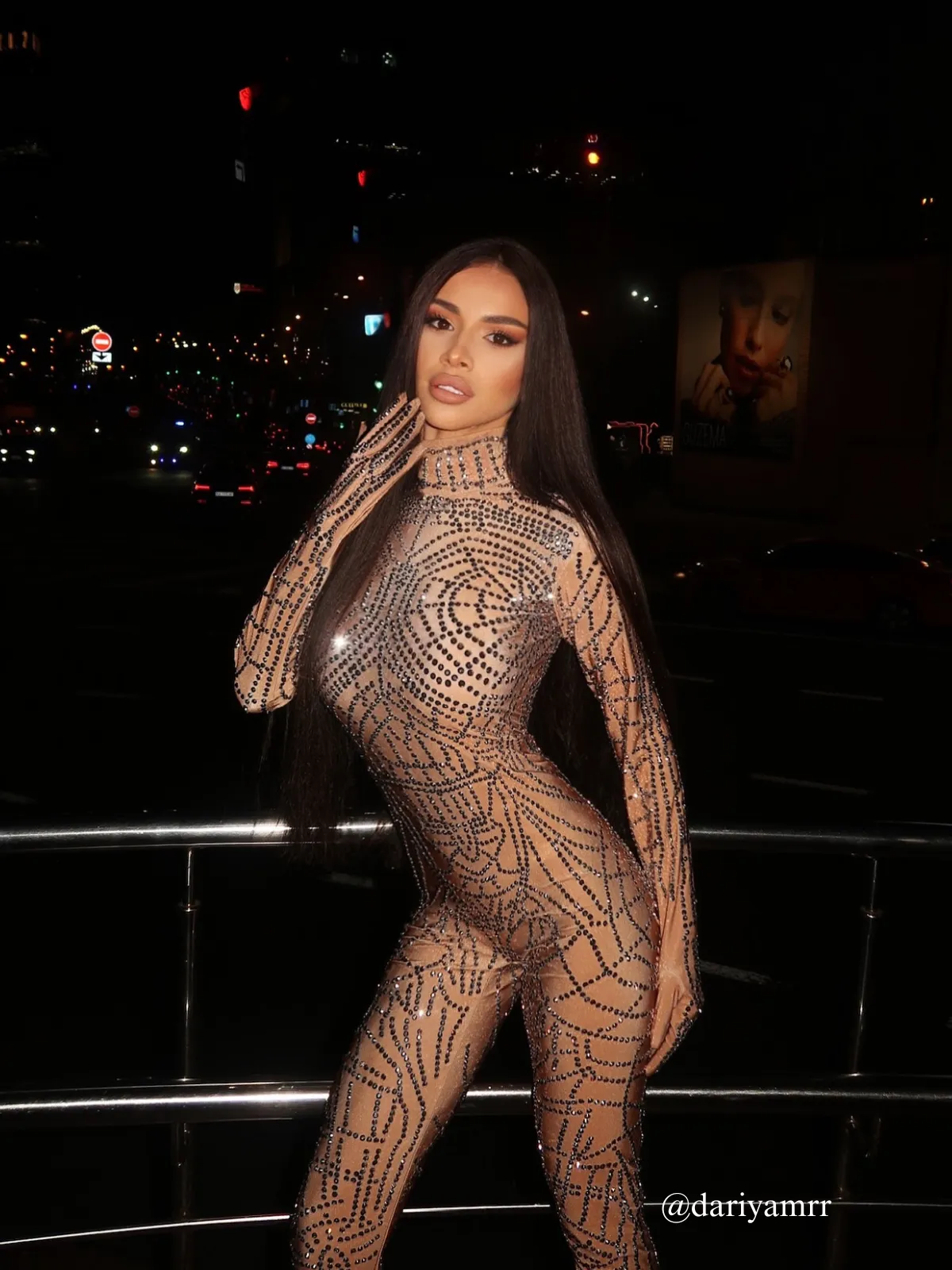 Chimera Cobweb Rhinestone Jumpsuit sold by Mew Mews product image thumbnail 2