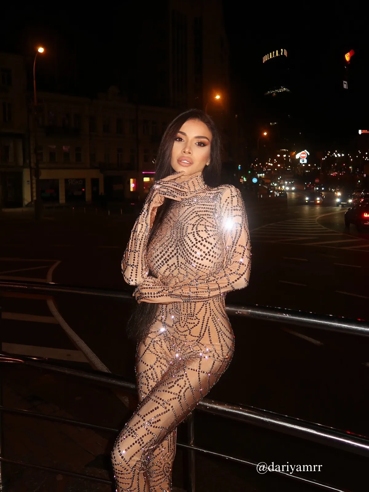 Chimera Cobweb Rhinestone Jumpsuit sold by Mew Mews product image thumbnail 3