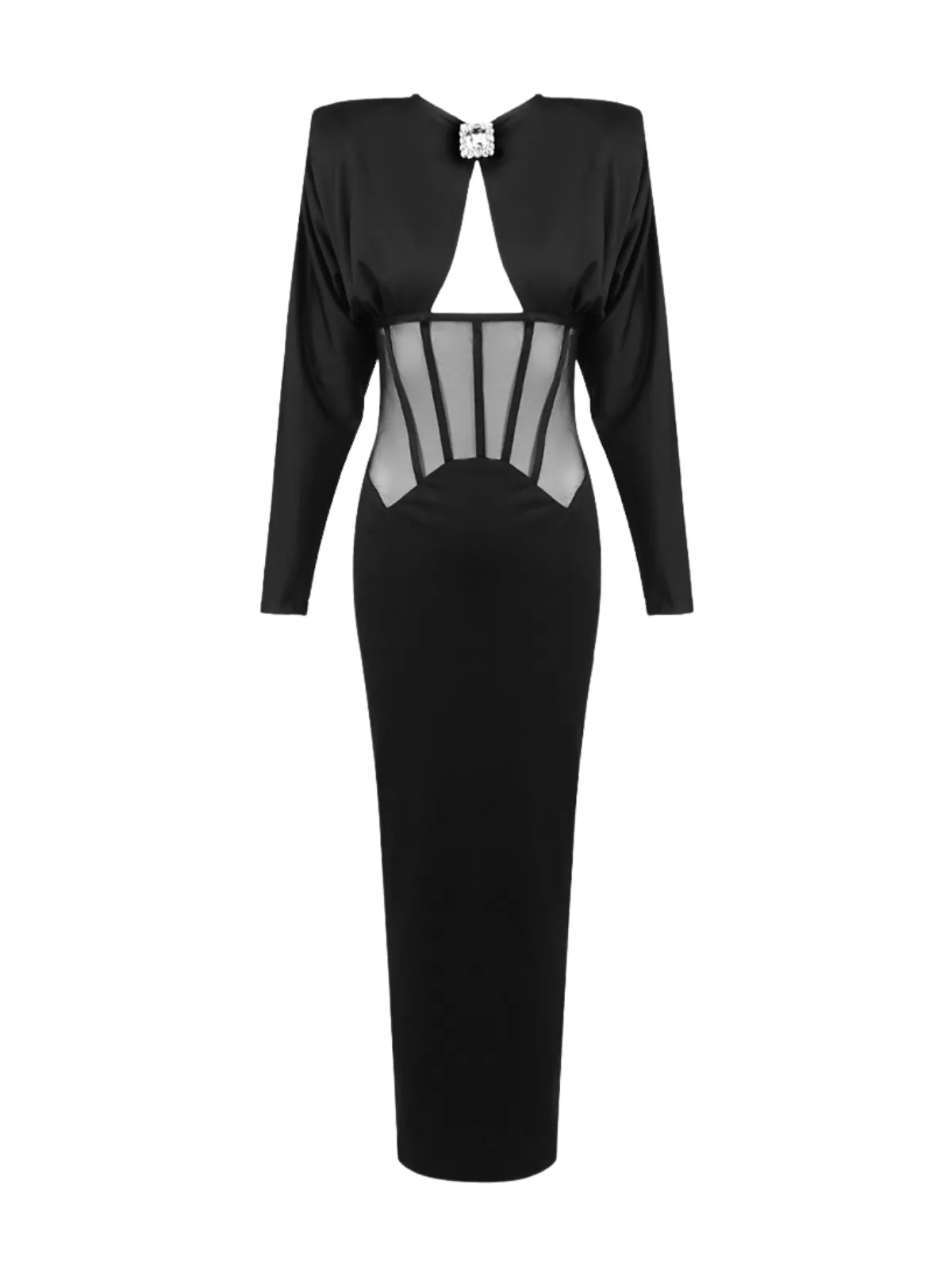 Eidola Cutout Split Maxi Dress sold by Mew Mews product image thumbnail 3