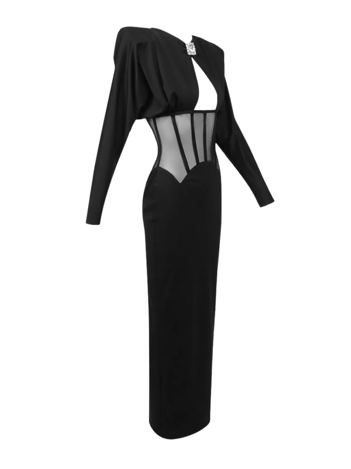 Eidola Cutout Split Maxi Dress sold by Mew Mews product image thumbnail 4