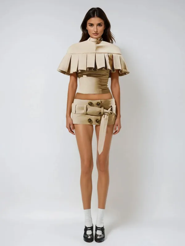 Esotera Shawl Ruffle Skirt Set sold by Mew Mews