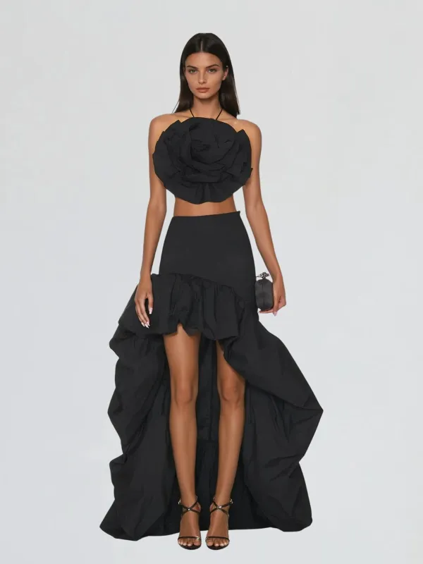 Latimer Ruffle Skirt sold by Mew Mews