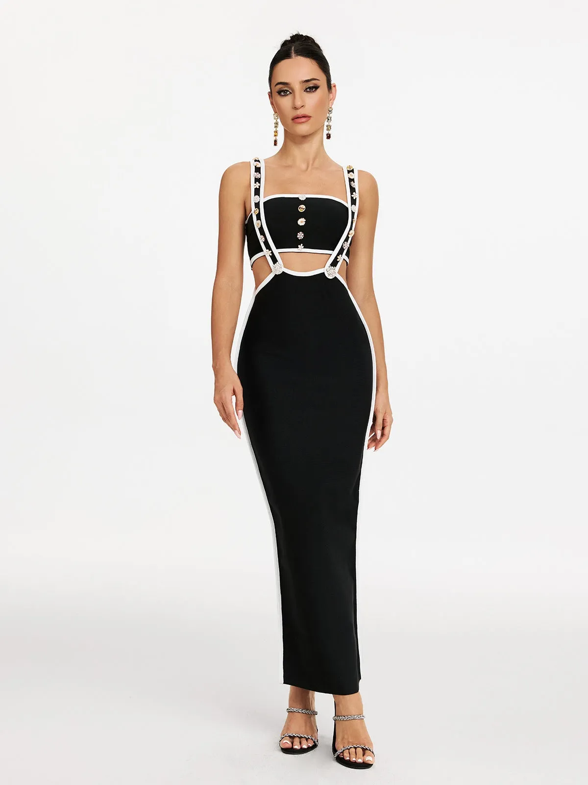 Makram Flower Bandage Skirt Set sold by Mew Mews product image thumbnail 3