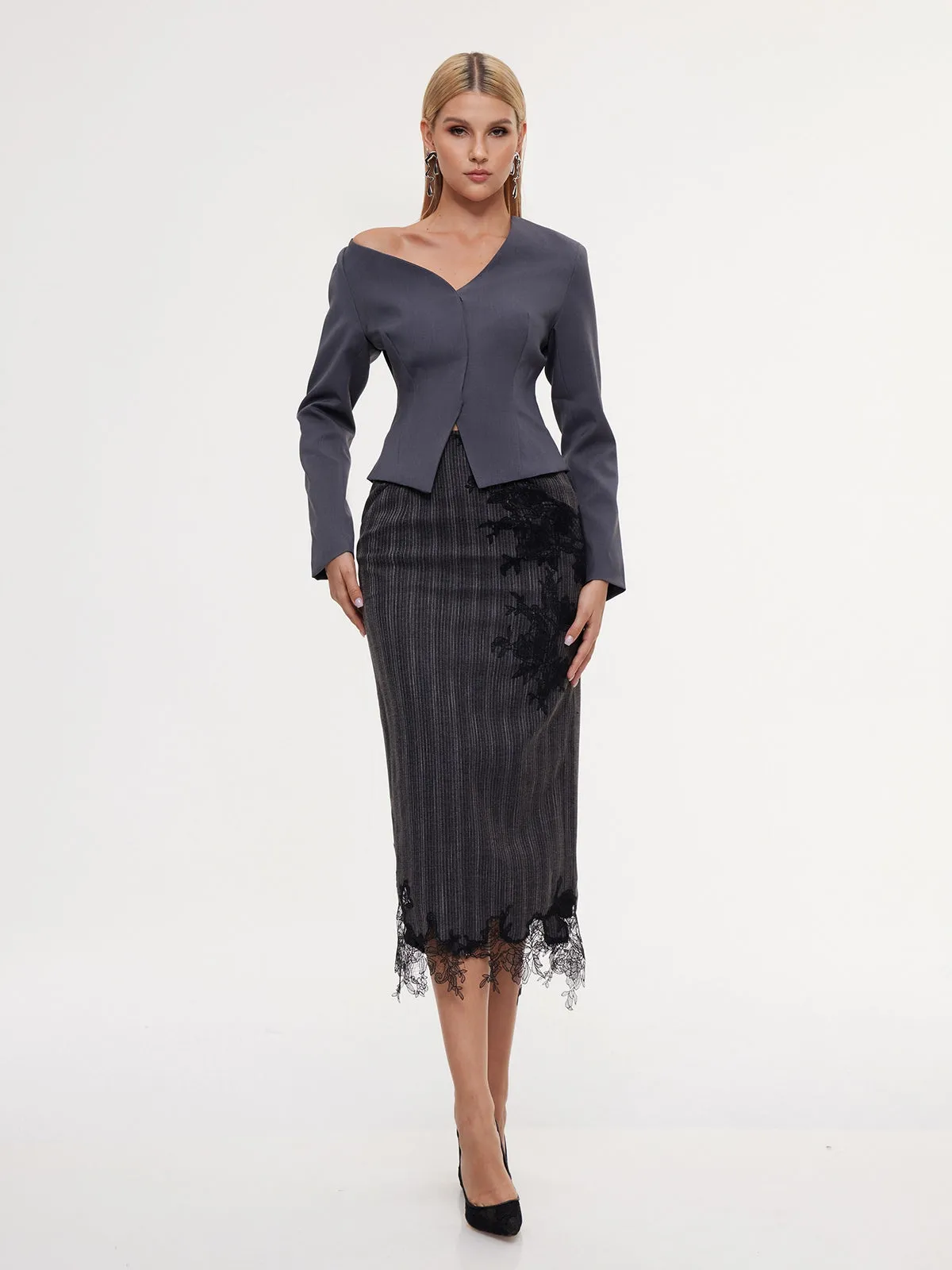 Focalor Long Sleeve Blazer sold by Mew Mews product image thumbnail 3