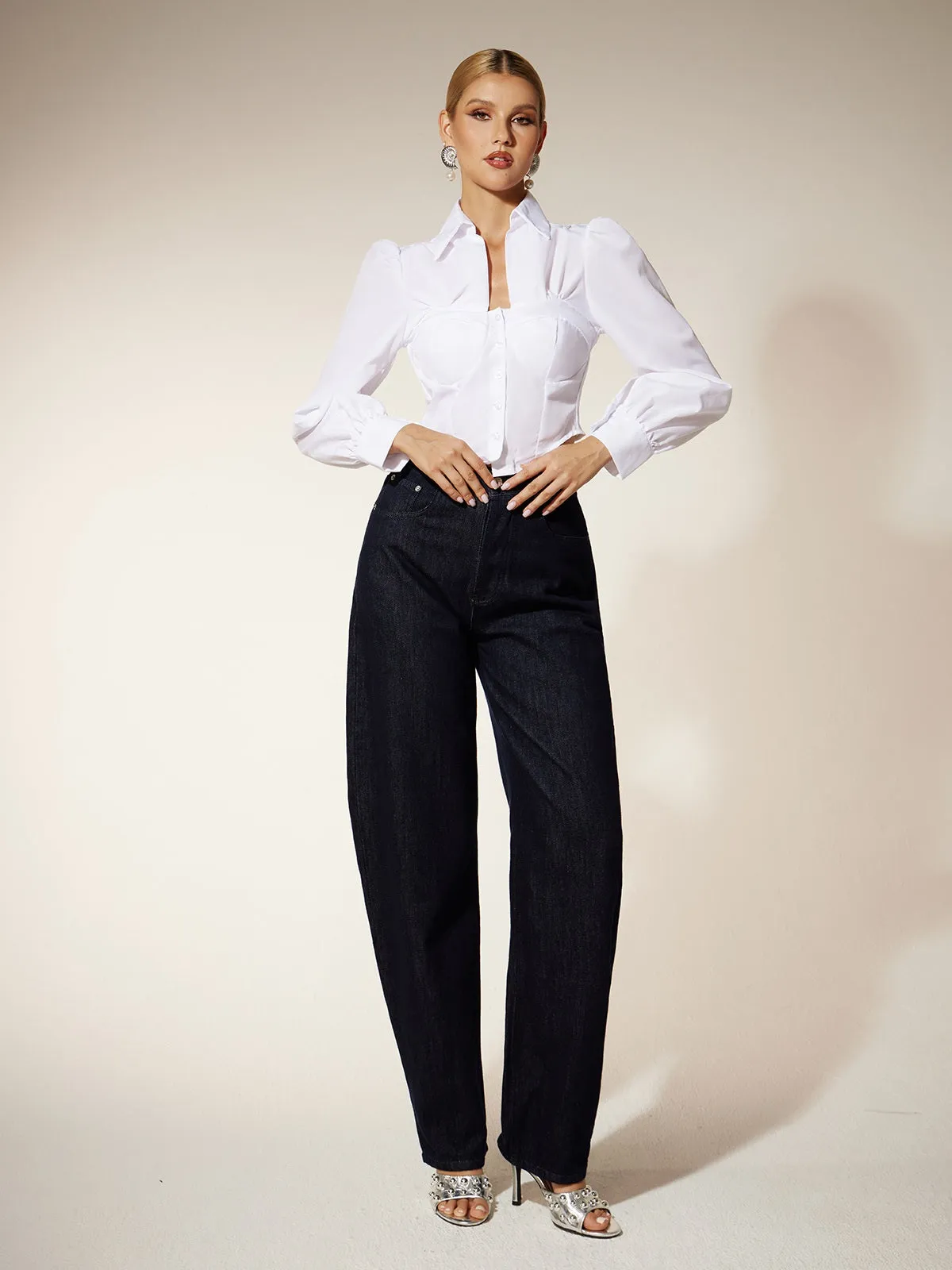 Ehren Long Sleeve Collar Shirt sold by Mew Mews product image thumbnail 3