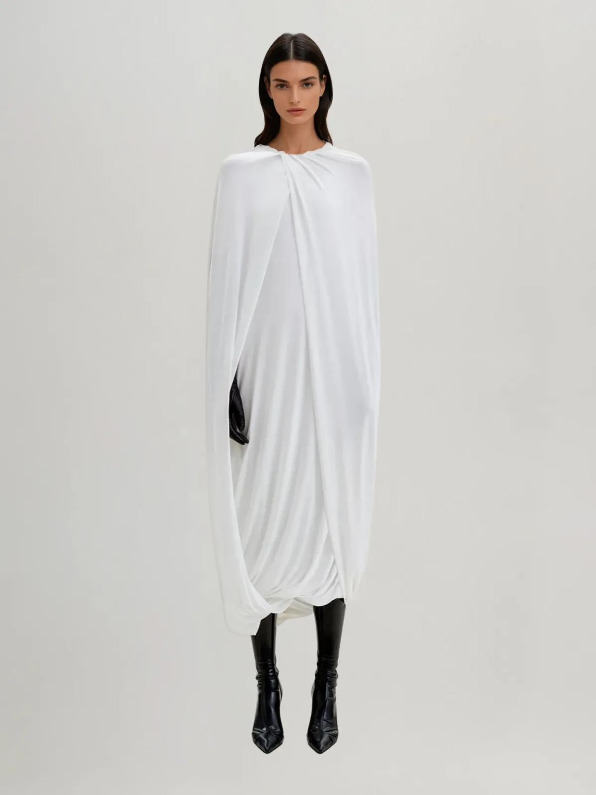 Hydronia Cape Midi Dress sold by Mew Mews