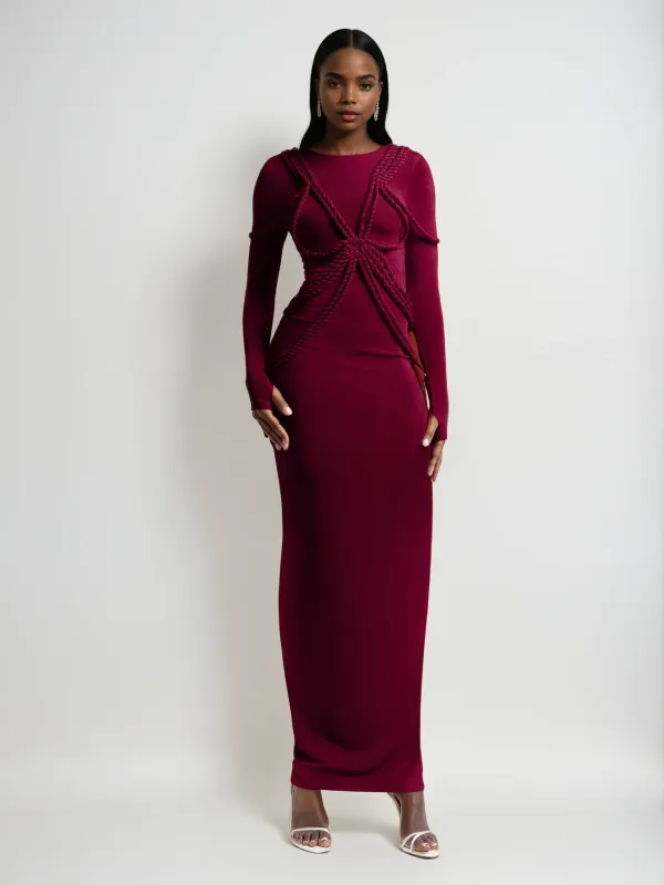 Jayashri Long Sleeve Maxi Dress sold by Mew Mews