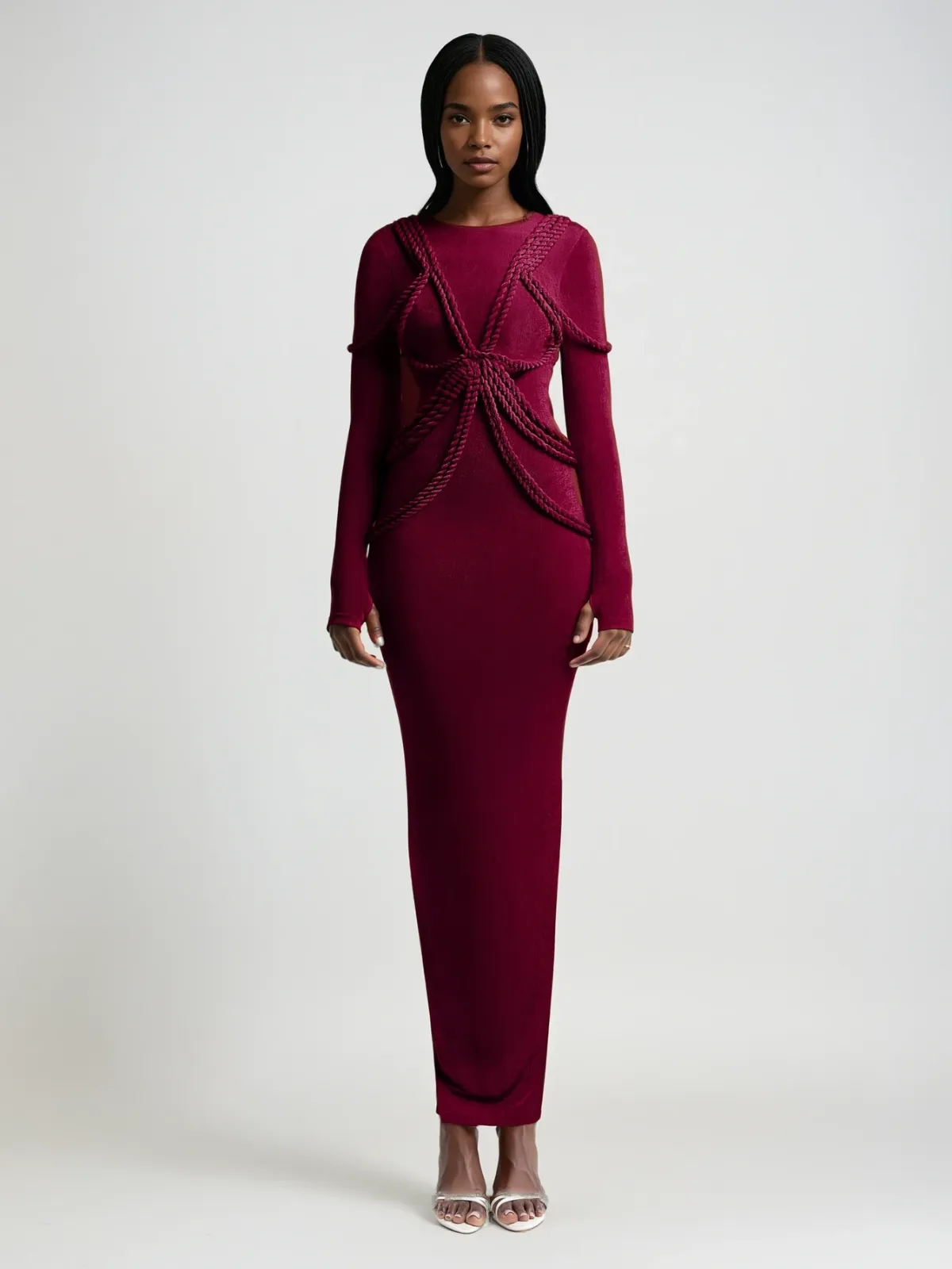 Jayashri Long Sleeve Maxi Dress sold by Mew Mews product image thumbnail 2