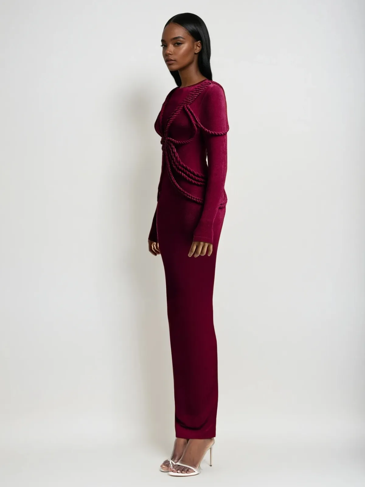 Jayashri Long Sleeve Maxi Dress sold by Mew Mews product image thumbnail 3