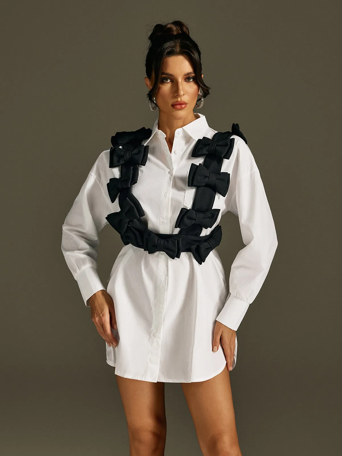 Romana Bow Waistcoat Top sold by Mew Mews product image thumbnail 5