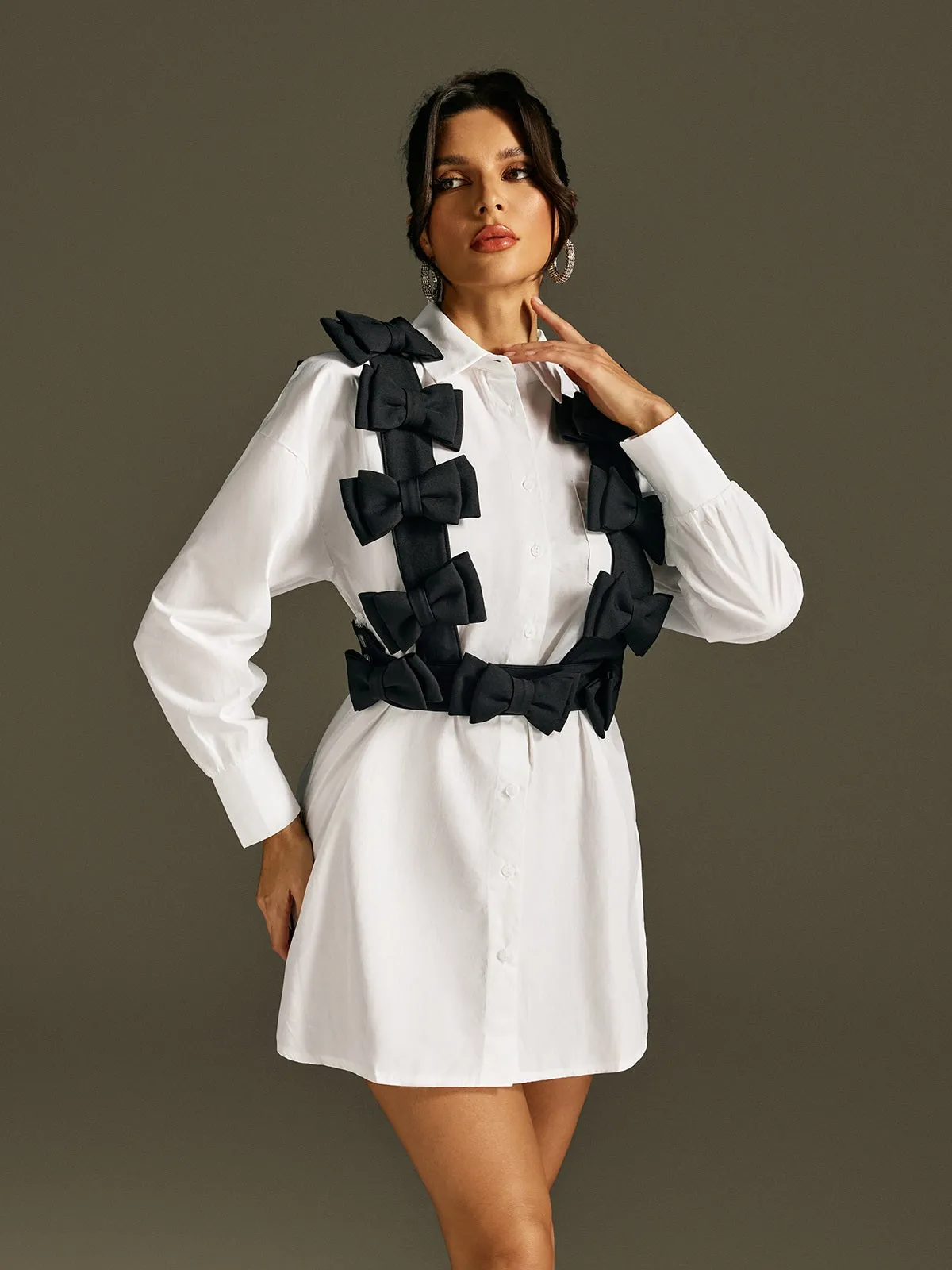 Romana Bow Waistcoat Top sold by Mew Mews product image thumbnail 2