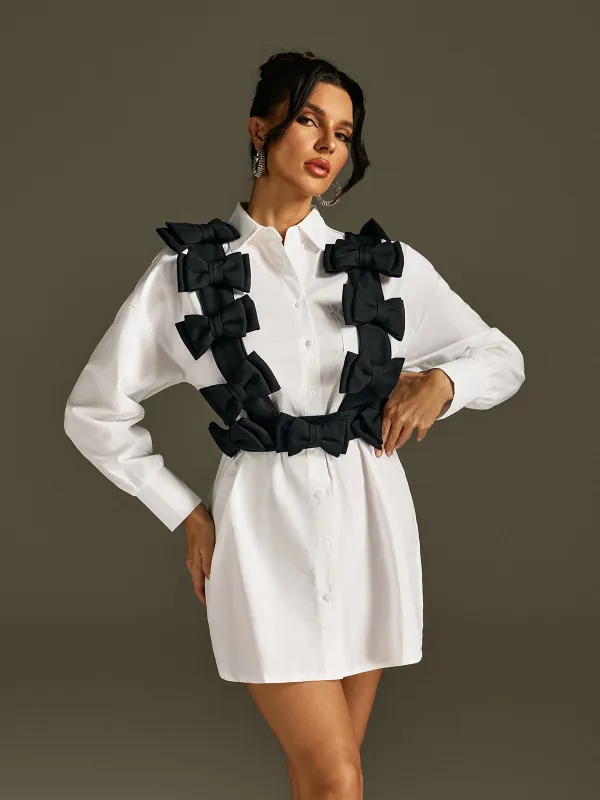 Romana Bow Waistcoat Top sold by Mew Mews