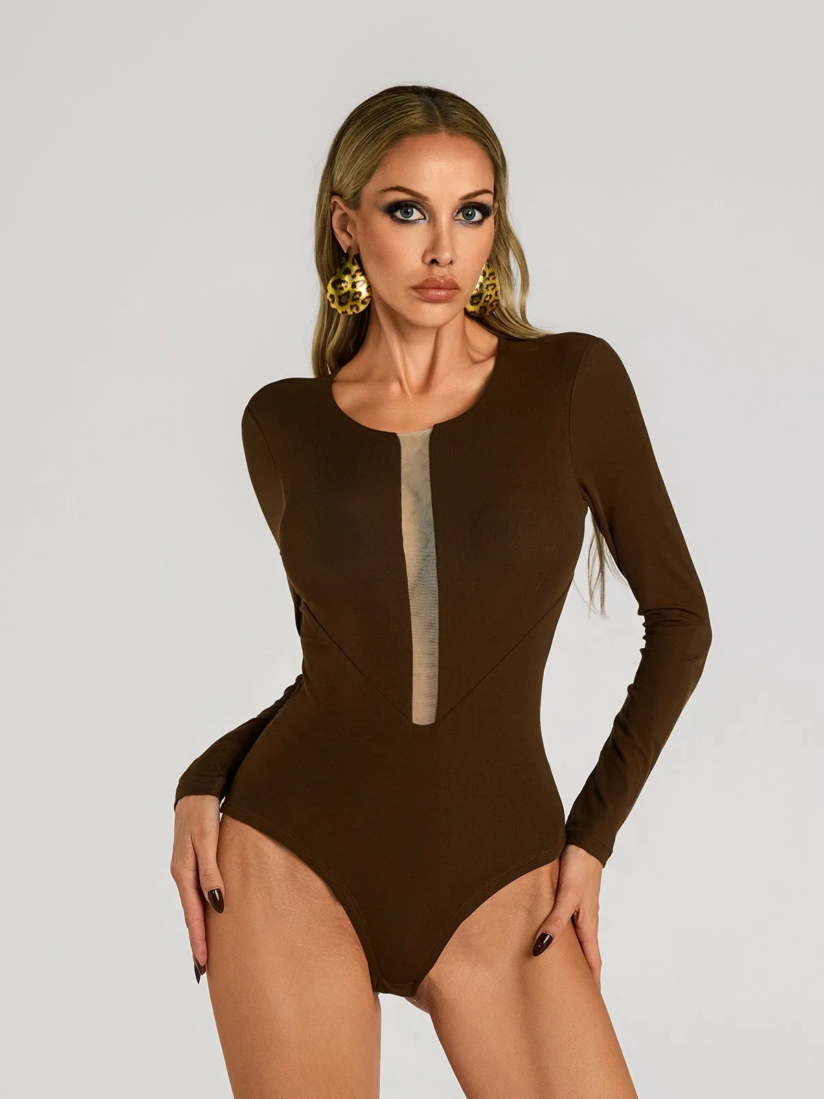 Farid Long Sleeve Bodysuit sold by Mew Mews product image thumbnail 2
