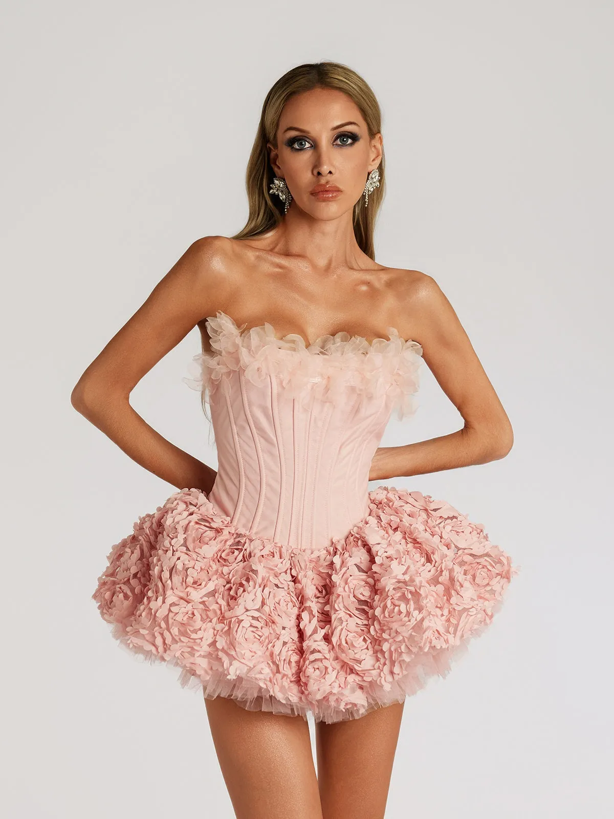 Farangis Flower Corset Dress Set sold by Mew Mews product image thumbnail 4