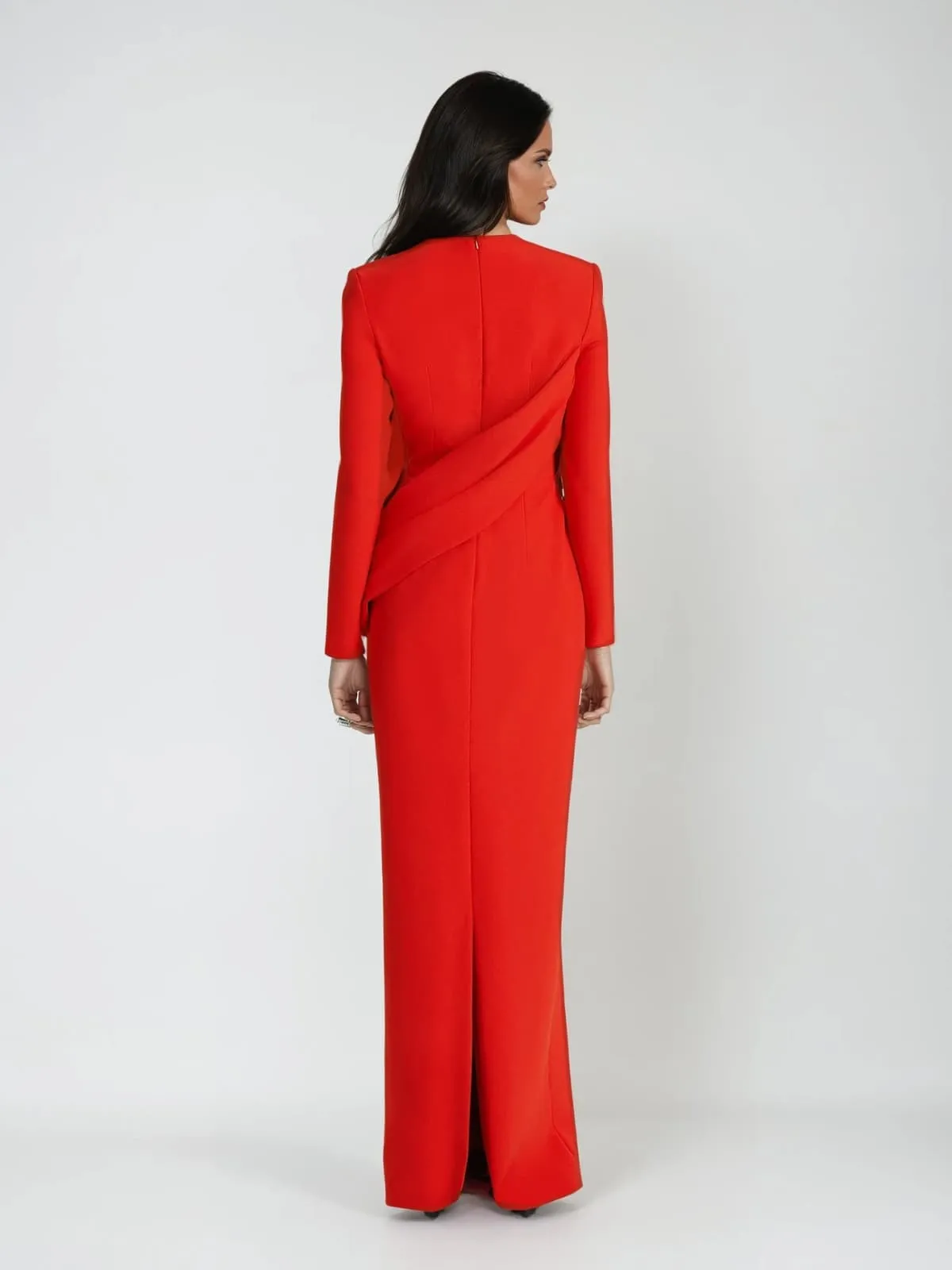 Kineticora Long Sleeve Split Maxi Dress sold by Mew Mews product image thumbnail 3